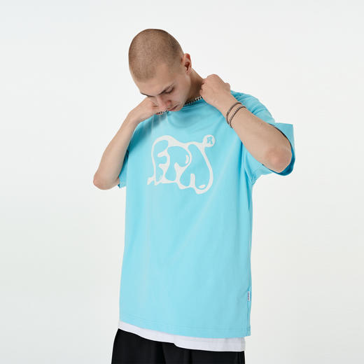 FPA(VENGETICE) 泡泡字体印花短袖 国潮牌夏季潮流宽松情侣款T恤 商品图2