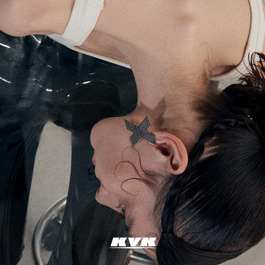 KVK大号字母耳环简约个性百搭耳钉款2021年新款潮小众设计耳钉女 商品图0