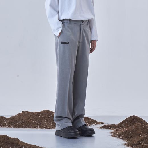 PCLP(PERCLIPS)垂感休闲西裤男直筒宽松国潮牌夏季潮流百搭长裤子 商品图2