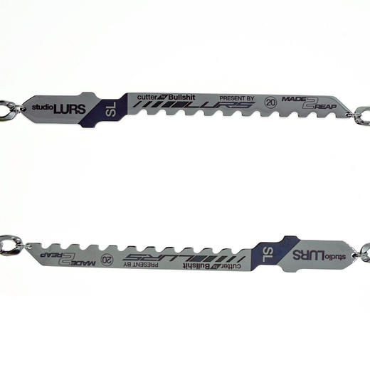 【官方店铺】LURS原创设计国潮刀片激光镌刻项链男ins风嘻哈情侣 商品图3