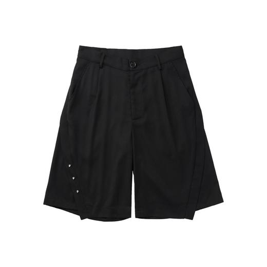 PCLP(PERCLIPS) 二代铆钉西装短裤国潮流直筒中裤休闲五分西裤男 商品图4