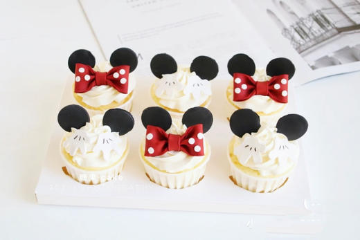 卡通主题系列：甜蜜下午茶，口感和颜值缺一不可的杯子蛋糕，建议与主蛋糕搭配 商品图1