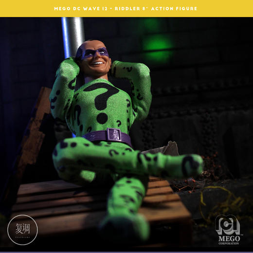 现货 Mego DC系列 谜语人 Riddler 8英寸 可动 挂卡 商品图1