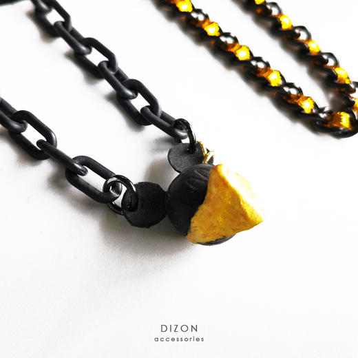 MADE BY DIZON 面纱米奇项链 3D立体造型 2020特别纪念款黑金配色 商品图3