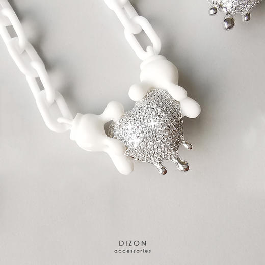 MADE BY DIZON 米奇爱心项链二代 无负重香味质感原创小众情侣链 商品图1