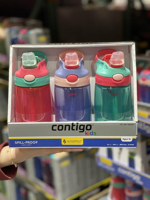现货 新款美国康迪克儿童contigo水杯 商品图0