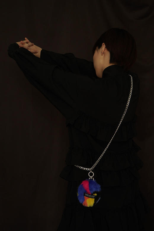 HIDDENNOTES l 原创收纳袋 冬天缺个可爱的毛毛零钱包 蹦迪包 商品图3