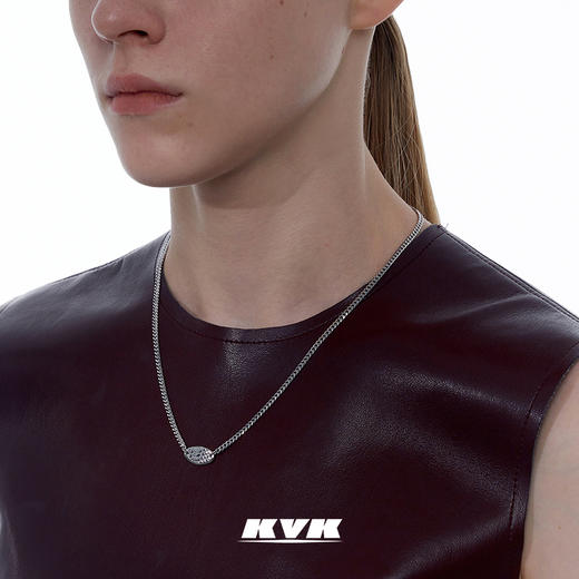 KVK项链女小众设计感2021新款潮ins简约锁骨链轻奢高级感饰品吊坠 商品图2