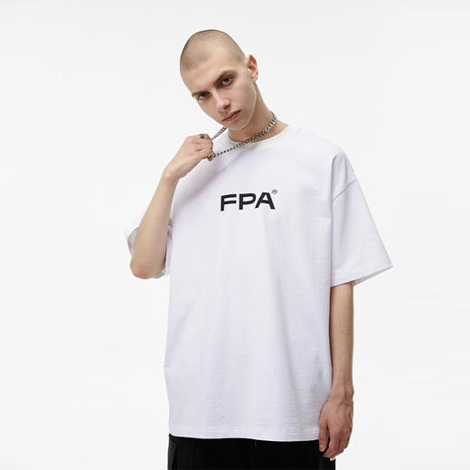 FPA(VENGETICE) 纯棉宽松短袖男国潮牌夏季情侣装2021新款半袖t恤 商品图2