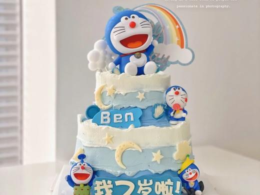 哆啦a梦主题蛋糕双层 商品图0