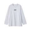 PCLP(PERCLIPS)白色纯棉长袖T恤国潮牌情侣白t内搭打底衫男上衣服 商品缩略图4
