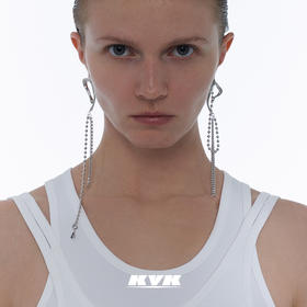 kvk2021新款毒液流苏不对称耳环小众设计长款高级大气流苏耳环