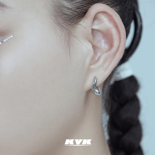 KVK耳环2021年新款潮高级感防过敏耳钉女时尚耳针网红耳饰女饰品 商品图2