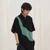 PCLP(PERCLIPS) 拼色短袖POLO衫 国潮牌夏季宽松日系有翻领半袖男 商品缩略图0