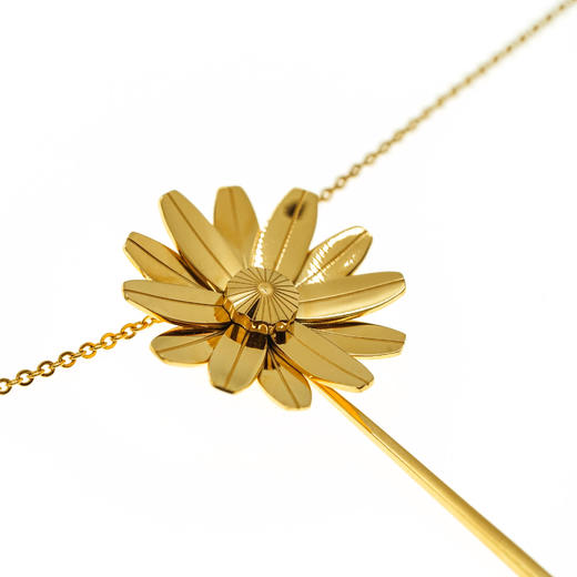 LURS雏菊项链饰品项链男小雏菊金色项链女小众设计品牌2021新款潮 商品图1