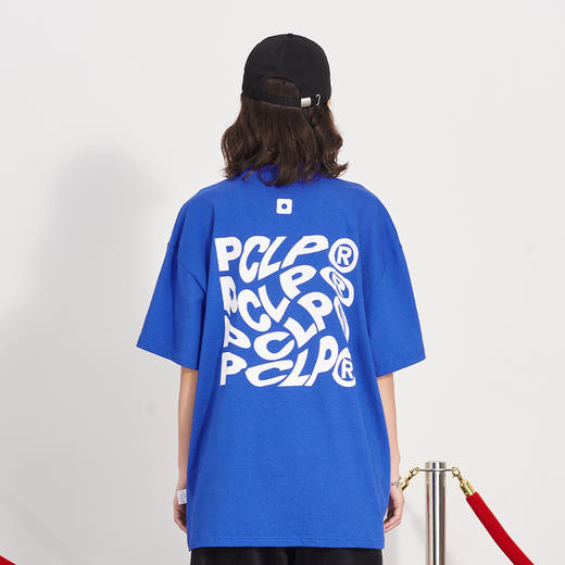 PCLP(PERCLIPS)扭曲时空短袖男夏季国潮牌ins潮流百搭港风半袖t恤 商品图2