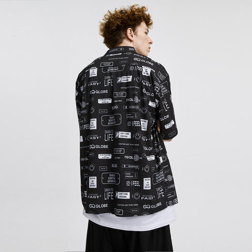 FPA(VENGETICE)夏威夷印花短袖衬衫 街头宽松嘻哈男国潮牌半袖衣 商品图1