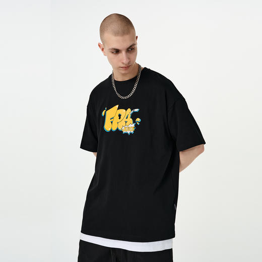 FPA(VENGETICE) 果汁文字印花短袖 国潮牌宽松夏季休闲情侣款T恤 商品图1