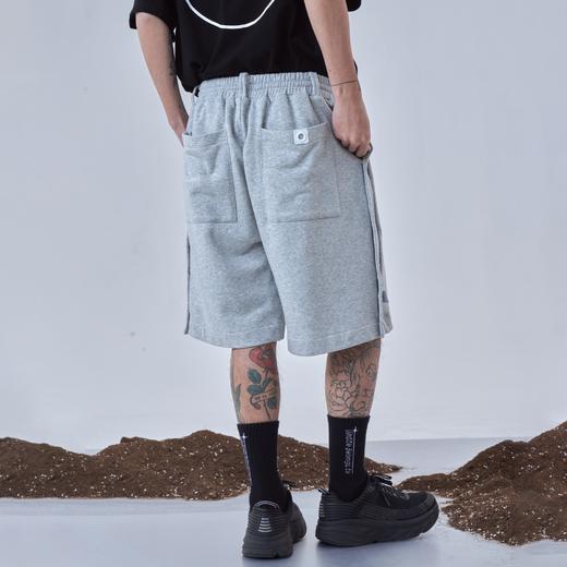 PCLP(PERCLIPS)夏季排扣针织短裤男国潮牌潮流运动休闲宽松五分裤 商品图3