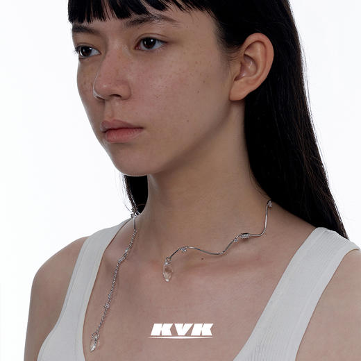 KVK项链女锁骨链2021新款ins潮小众设计感项圈高级感简约网红饰品 商品图1