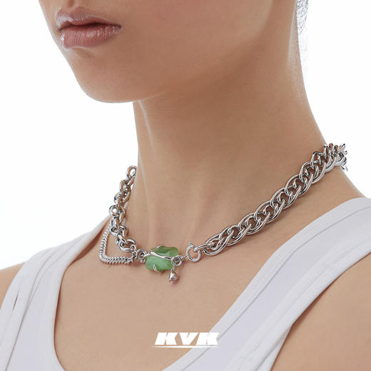 KVK项链桃花元素可重组项链轻奢小众设计锁骨链女夏2021年新款潮 商品图3