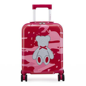 外交官精典泰迪粉色迷彩拉杆箱TT-1712