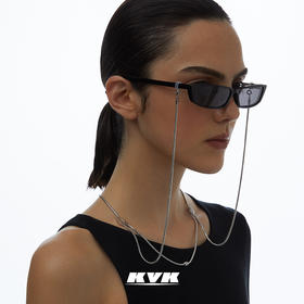 KVK项链女2021年新款多功能绳结项链女轻奢小众锁骨链饰品配饰