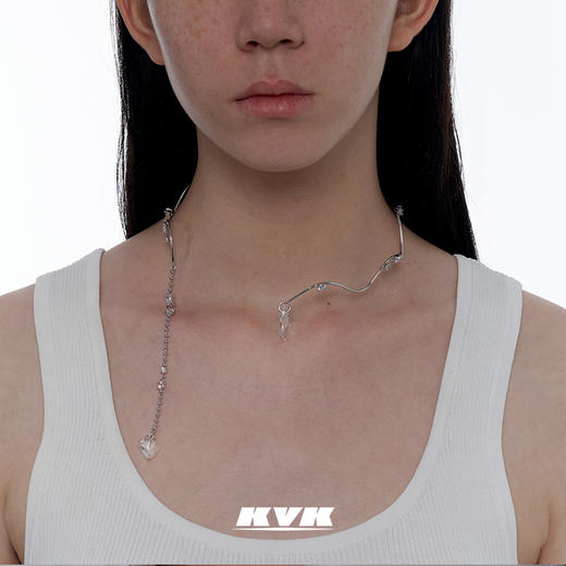 KVK项链女锁骨链2021新款ins潮小众设计感项圈高级感简约网红饰品 商品图0