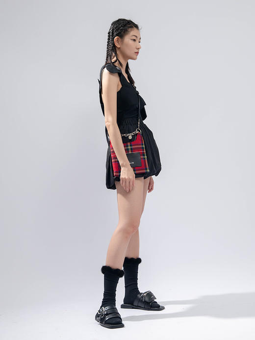 HIDDENNOTES l 2021原创红格子单肩斜挎背心包手提链条小包腋下包 商品图2