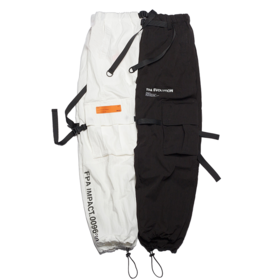 FPA(VENGETICE) 春季机能风束脚工装裤 宽松抽绳男直筒潮牌长裤子