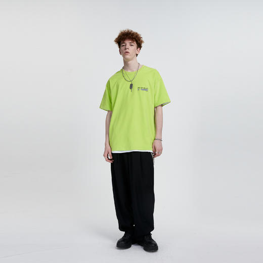 FPA(VENGETICE)烫唛印花宽松短袖 国潮牌图案嘻哈休闲街头半袖T恤 商品图3