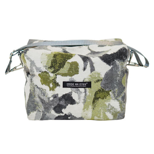 〖HIDDENNOTES〗已售罄 灰绿印花大容量斜挎包小个子便携枕头包 商品图4