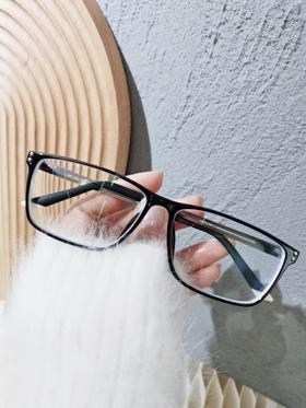 客配 男士超轻材质钛金属475度1.61防蓝光镜片