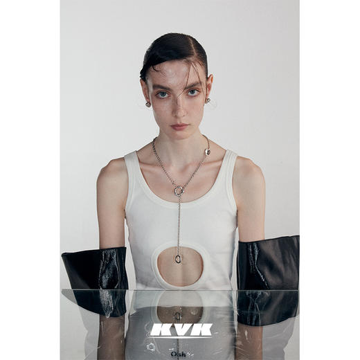 KVK项链女锁骨链2021年新款潮ins冷淡风饰品简约项圈网红时尚配饰 商品图1