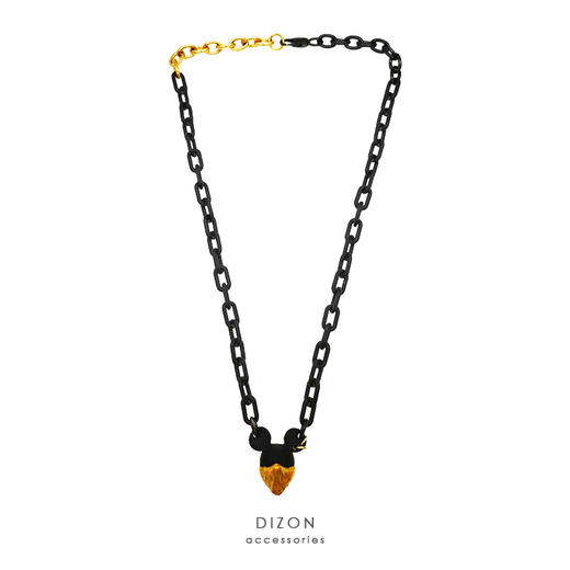 MADE BY DIZON 面纱米奇项链 3D立体造型 2020特别纪念款黑金配色 商品图1