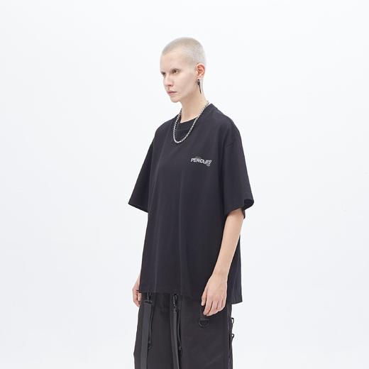 PCLP(PERCLIPS) 夏季纯棉短袖 国潮牌印花宽松2021新款半袖t恤男 商品图1