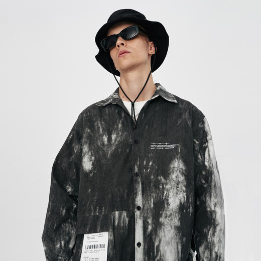 FPA(VENGETICE)春季工业水洗长袖衬衫 国潮牌丁禹兮同款宽松男衣 商品图1