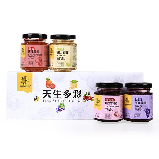 等蜂来天生多彩礼盒100gx4瓶/盒【CZ】 商品图0