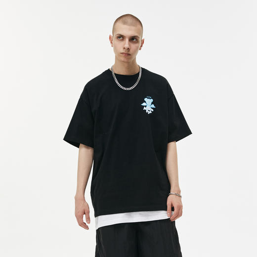 FPA(VENGETICE)小熊印花短袖T恤 国潮牌夏季纯棉宽松情侣装半袖男 商品图1