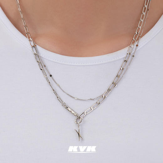 KVK2021新款项链冷淡高级风轻奢小众设计自由组装式个性锁骨项链 商品图3