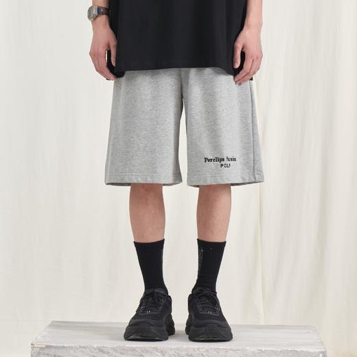 PCLP(PERCLIPS) 针织刺绣短裤 夏季国潮牌休闲运动宽松潮流五分裤 商品图1