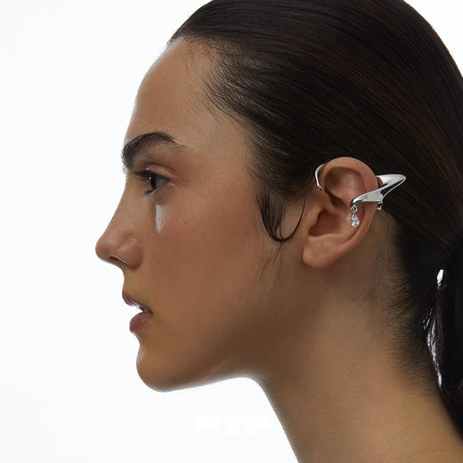 KVK2021年新款小织线流动耳挂小众设计感无耳洞耳夹气质简约耳饰 商品图2