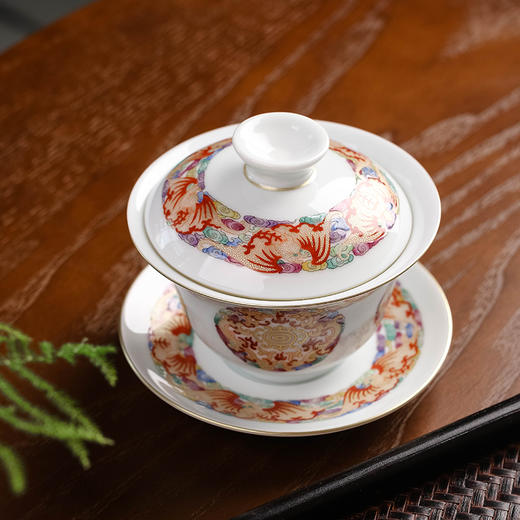 珐琅彩洪福齐天6头茶具 商品图1