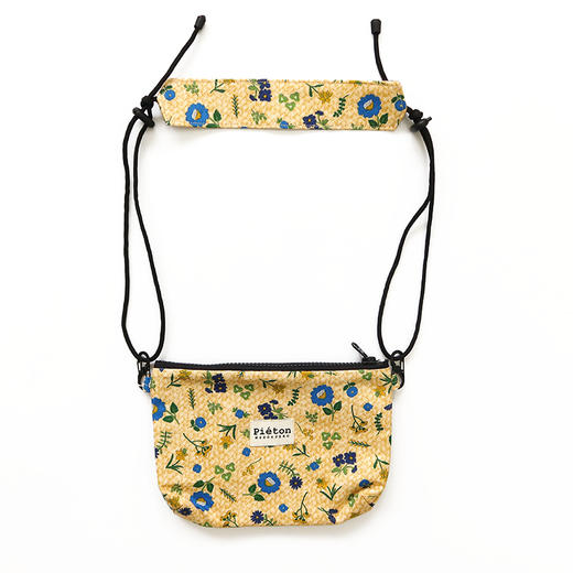 HUJI祤集pieton斜挎包插画草编小花 商品图0