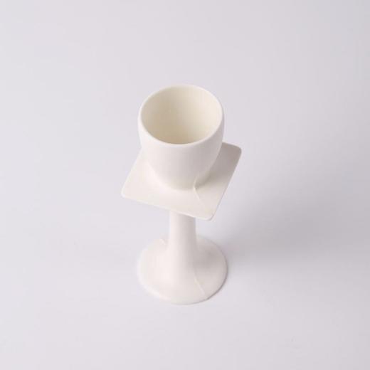 高足杯（方） 高脚烛台 | 【黄妍陶艺作品】 商品图1