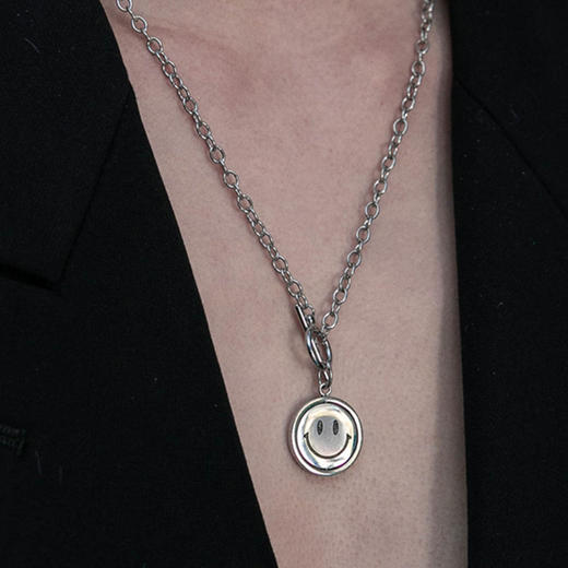 【LURS官方店铺】原创设计国潮笑脸项链男嘻哈女ins潮流女项链女 商品图3