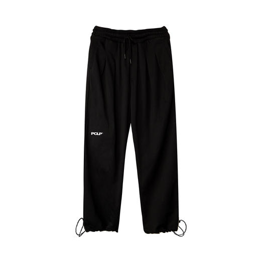 PCLP(PERCLIPS)休闲运动针织卫裤国潮牌工装宽松直筒抽绳束脚裤男 商品图4