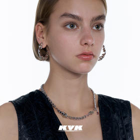 KVK×fourtry 潮流合伙人2火焰耳环2021新款小众设计时尚气质耳环