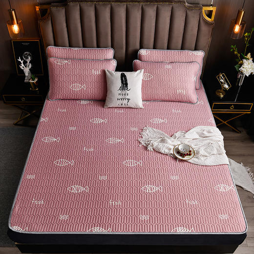 凉感丝乳胶凉席三件套（凉席150*200cm/180*200cm/枕套48*74cm*2） 商品图9