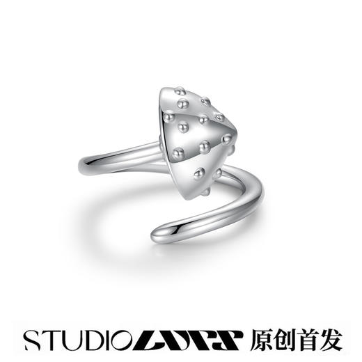 LURS官方原创设计蘑菇元素蹦迪潮玩戒指男ins风简约百搭 商品图0